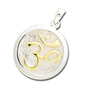 AUM vedhæng - 32 mm - u/kæde