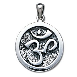 Aum vedhæng - 32 mm - u/kæde