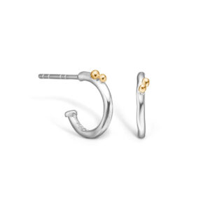 BLOSSOM øreringe i sølv Ø19