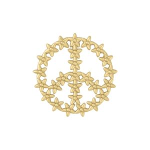 ByBiehl Imagine peace forgyldt vedhæng