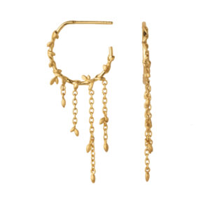 ByBiehl Jungle Ivy Hoop i forgyldt