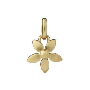 ByBiehl Love & Friendship Forget Me Not vedhæng, forgyldt