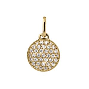 ByBiehl Love & Friendship Sparkle vedhæng, forgyldt med cz