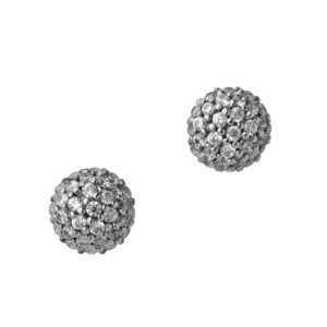 ByBiehl Mini Sparkle ørestikker sølv med hvide zirkonia