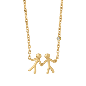 ByBiehl My Love together 2 halskæde i forgyldt