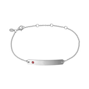 ByBiehl My Powers armbånd i sølv med granat