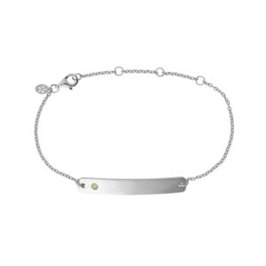 ByBiehl My Powers armbånd i sølv med peridot