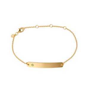 ByBiehl My Powers forgyldt armbånd med peridot