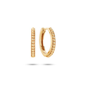 Carré Byzantine forgyldte creoler, Ø 15 mm