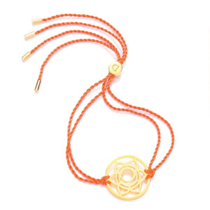 Chakra Armbånd Daisy - 2 Chakra - Forgyldt