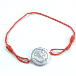 Chakra Aum Armbånd - 1 Chakra - med Rubin - 18mm
