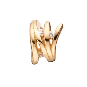 Christina Charm til læderarmbånd Balance i forgyldt