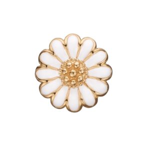 Christina Charm til læderarmbånd Marguerite i forgyldt