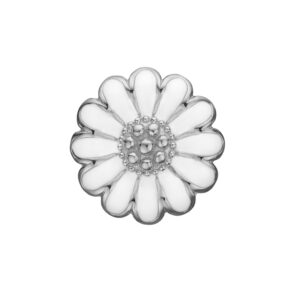 Christina Charm til læderarmbånd Marguerite i sølv