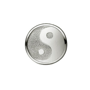 Christina Charm til læderarmbånd Sparkling Yin & Yang i sølv