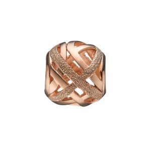 Christina Charm til læderarmbånd Vision i rosaforgyldt