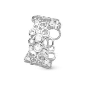 Christina Jewelry Cocktail ring i sølv med topaser