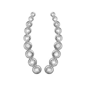 Christina Jewelry Crawler Topaz Snow ball i sølv