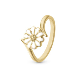 Christina Jewelry Marguerite Power ring i forgyldt