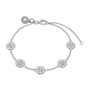 Christina Jewelry Margurite Field armbånd i sølv med topaser