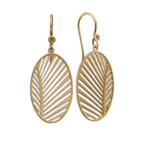 Christina Jewelry My Special Palm ørehænger i forgyldt