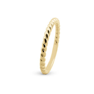 Christina Jewelry Rope forgyldt ring