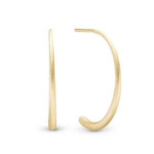 Christina Jewelry Shaped øreringe i forgyldt, Ø 31 mm