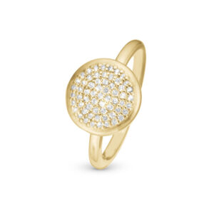 Christina Jewelry Sparkling World ring i forgyldt med topaser