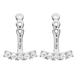 Christina add-on Flying Crystals sølv med 5 krystalkvarts