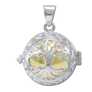 Engle kalder / Engleklokke med Livets Træ - u/kæde