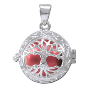 Engle kalder / Engleklokke med Livets Træ - u/kæde