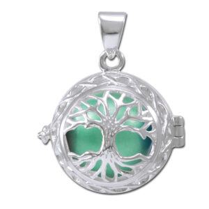 Engle kalder / Engleklokke med Livets Træ - u/kæde