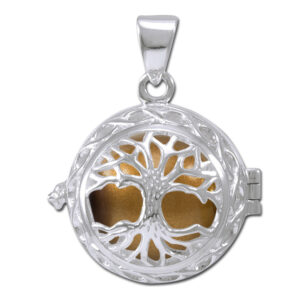 Engle kalder / Engleklokke med Livets Træ - u/kæde