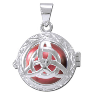 Engle kalder / Engleklokke med Treenighedssymbol - u/kæde