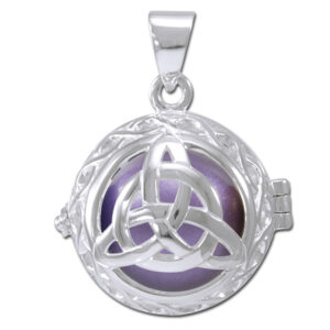 Engle kalder / Engleklokke med Treenighedssymbol - u/kæde