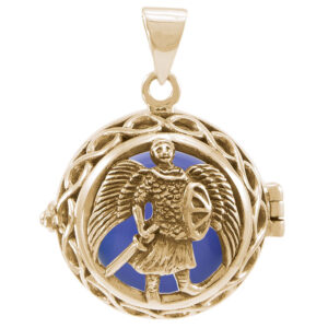 Engleklokke / Harmony ball med Ærkeenglen Michael - u/kæde