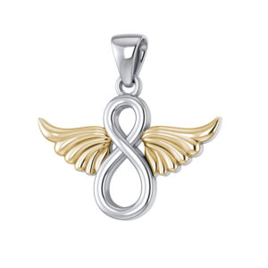 Englevinger - Uendelighedstegnet - u/kæde