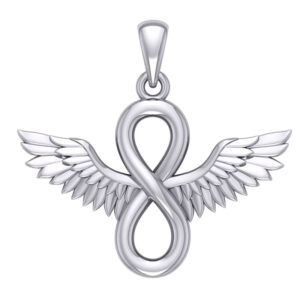 Englevinger - Uendelighedstegnet - u/kæde