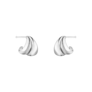 Georg Jensen Curve Ørering Lille, 501A, Sølv
