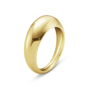 Georg Jensen Curve ring slim, 1640A, guld