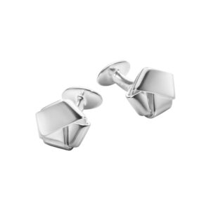 Georg Jensen Men's Classic Fold Manchetknapper i sølv