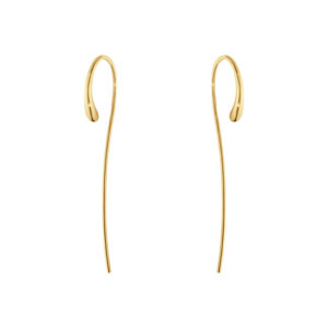 Georg Jensen Mercy Lange øreringe i guld #1636G