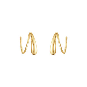 Georg Jensen Mercy Swirl øreringe i rødguld