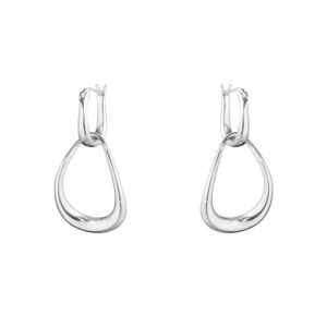 Georg Jensen Offspring sølv øreringe