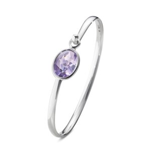 Georg Jensen Savannah armring i sølv med ametyst