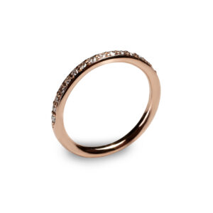 Guldsmed ø "A" ring i guld med diamanter