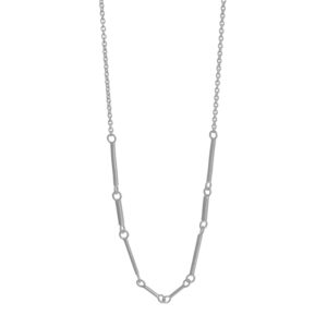 Guldsmed ø "B" halssmykke i sølv