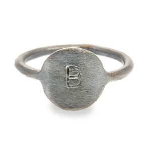 Guldsmed ø Stempelring i sølv - Lille model