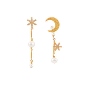 Hultquist Galaxy ørestikker i forgyldt