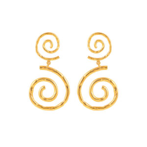 Hultquist Halley forgyldte ørestikker